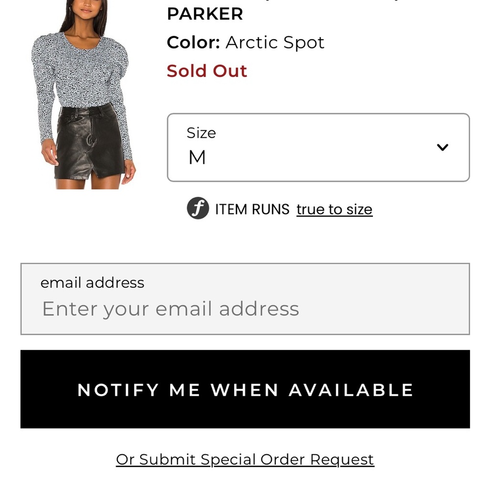 NWT Parker Danna Animal Print Blouse in Artic Frost - Picture 4 of 4